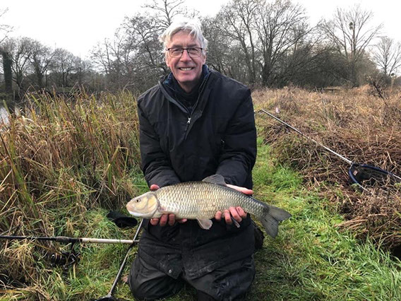 Chub caught on The River Test